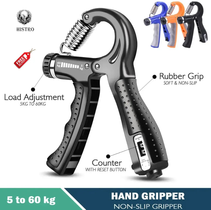 : Spring Steel Hand Gripper – Fitness Wrist & Arm Strength Trainer Trendrove