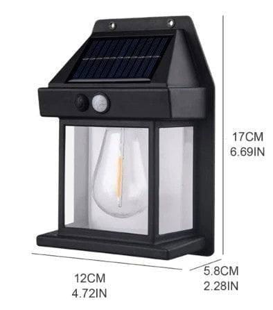 888 Solar Tungsten Filament Lamp – Outdoor Intelligent Induction Wall Lamp For Courtyard, Garden, Villa Lighting, And Night Light - Trandify Fashion