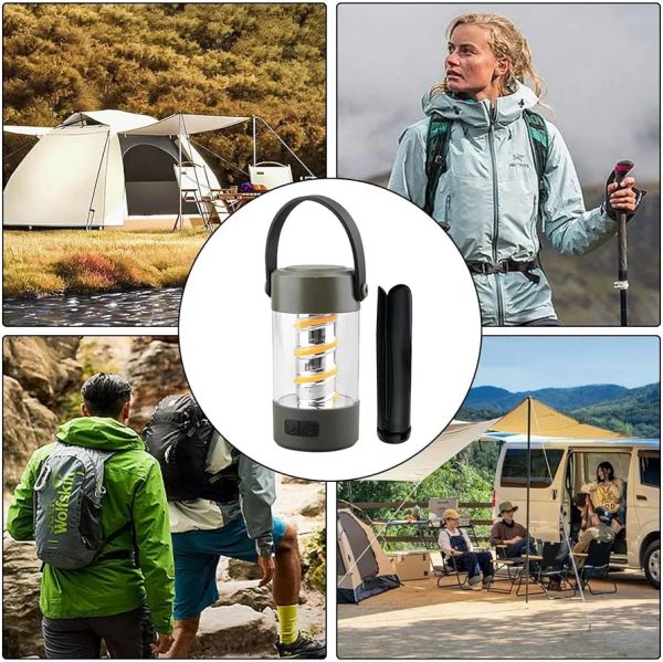 Wireless Speaker Lantern – Bluetoooth Camping Rechargeablelight, Outdoor Stereo Lantern | Portable Led Lamp With Wireless Speaker, imported Waterproof Speaker With Built In Light For Camping Hiking Outdoors